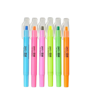 Pen + Gear Gel Highlighters - 6 Count