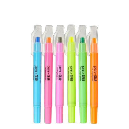 Pen + Gear Gel Highlighters - 6 Count