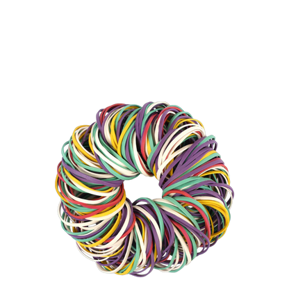 Office Hub Rubber Bands Multi Size Multi Color
