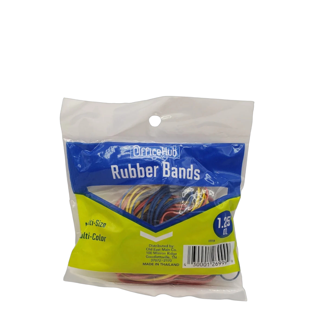 Office Hub Rubber Bands Multi Size Multi Color