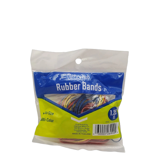 Office Hub Rubber Bands Multi Size Multi Color