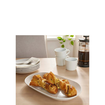 Godmiddag Serving Plate 32x18 White