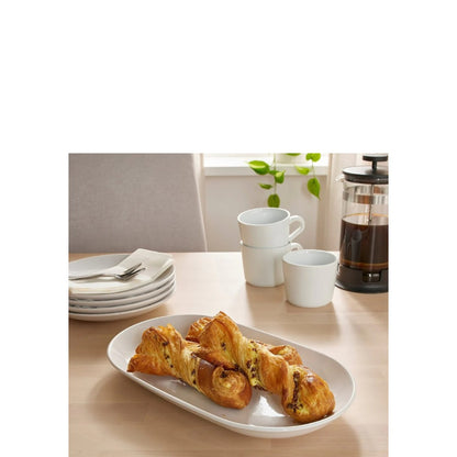 Godmiddag Serving Plate 32x18 White