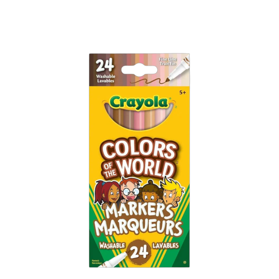 Crayola Of The World Markers - 24 Count