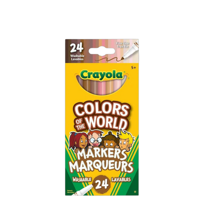 Crayola Of The World Markers - 24 Count