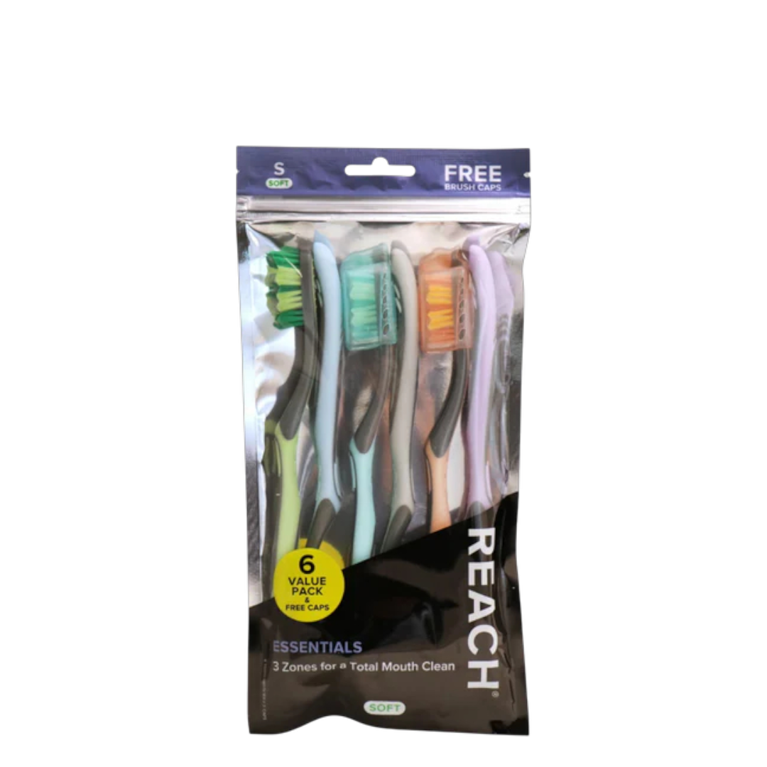 Dr Reach Toothbrush - 6 Pack