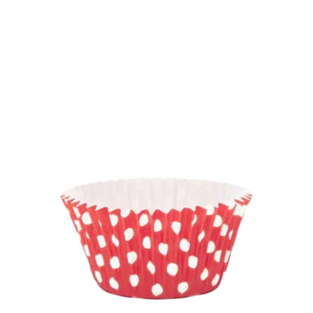 Snokrabba Baking Cup dotted/red - 65 count