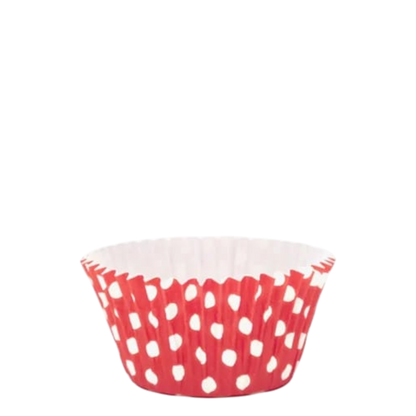 Snokrabba Baking Cup dotted/red - 65 count