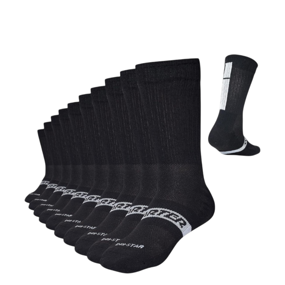 Starter mens crew socks- Arch Support - 5 Pairs