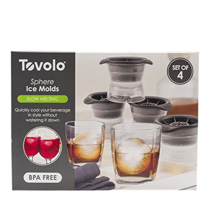 Tovolo sphere ice molds -4 ct