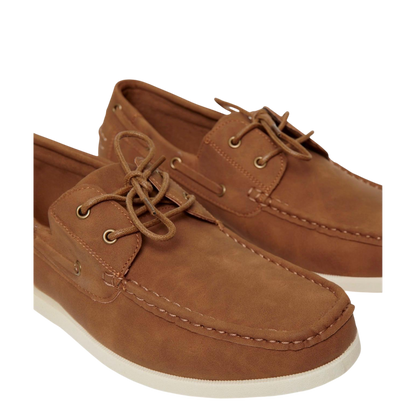 Threadbare Men's Boat Shoes Colour Tan
Size 8 (42)