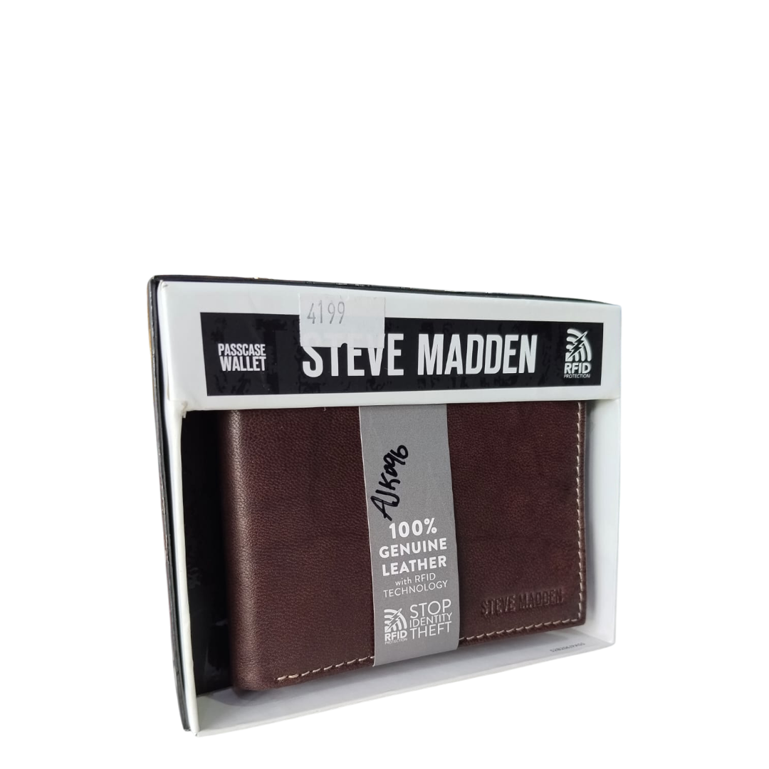 Steve Madden Brown leather Wallet - AJK096