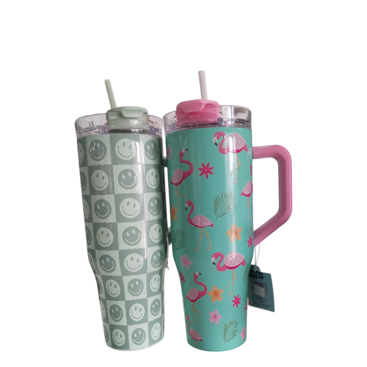 Stainless Steel Tumbler (Long) - Various designs-1138ml