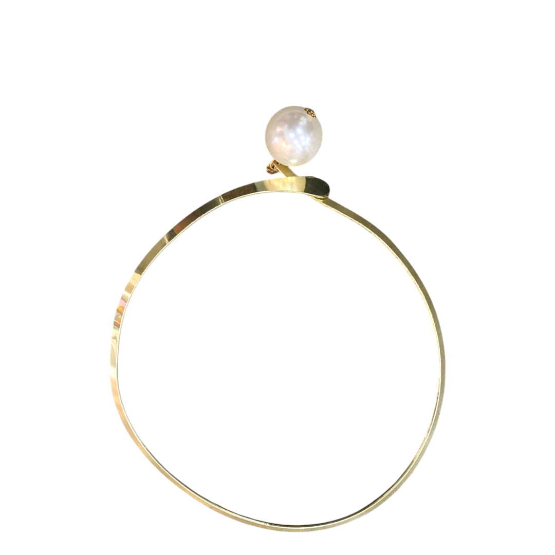 Choker - Gold, Pearl