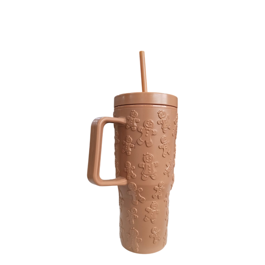 Gingerbread Brown Tumbler -CK12