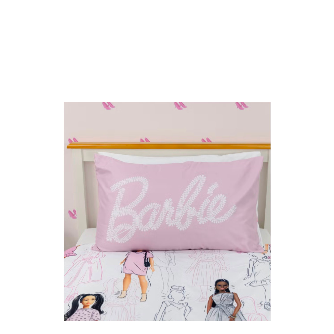 Barbie- single duvet set reversible design