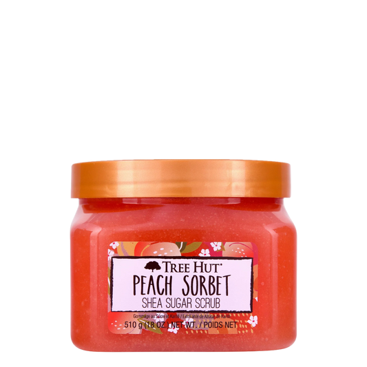 Tree Hut Shea Sugar Scrub , Peach Sorbet- 510 g