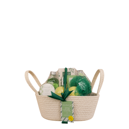 Bloomfield Winter Solace Bath & Body Collection- In a basket- 10PCS- CK2