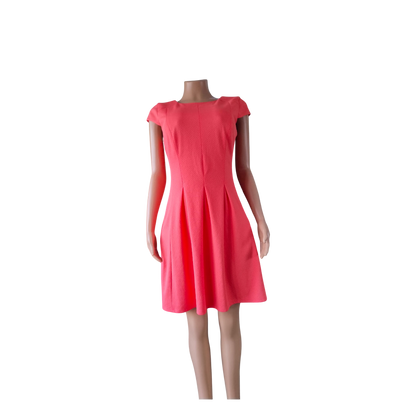 Plain A line Orange AGBdress-size-10