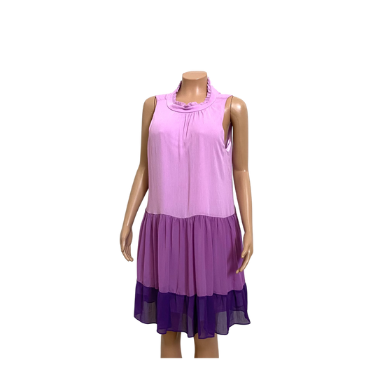 Mason Tara Different purple shades  Dress - 14