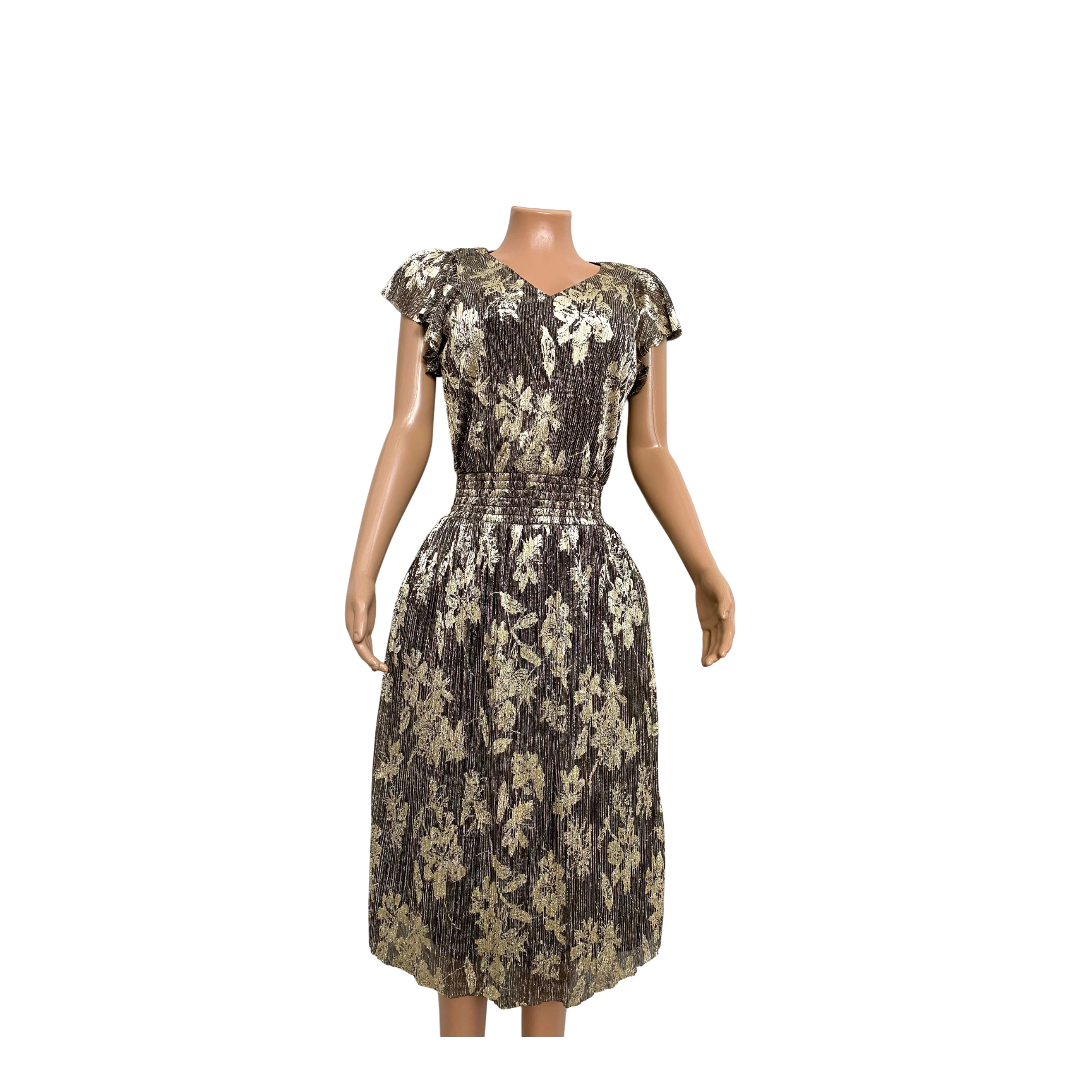 Vince Camuto - Gold Dress- 9654599113- Size M