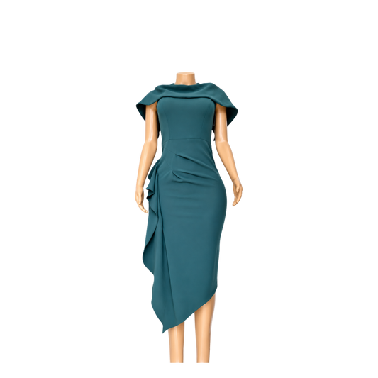 BANites Green Dress- 1047- Size 4