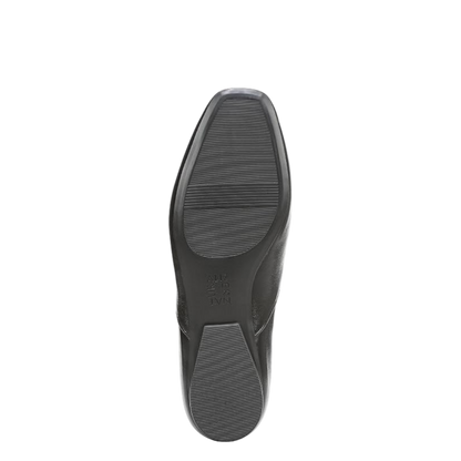 Naturizer Black /Fabric ladies flat shoes size 9M 07150