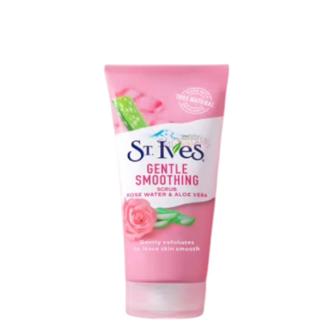 St. Ives Gentle Smoothing Rose Water and Aloe Vera Face Scrub