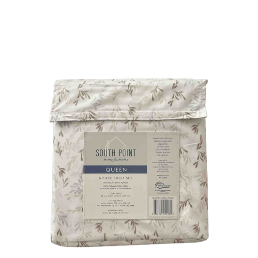 South Point Bedsheets - Queen, 6 Piece Set