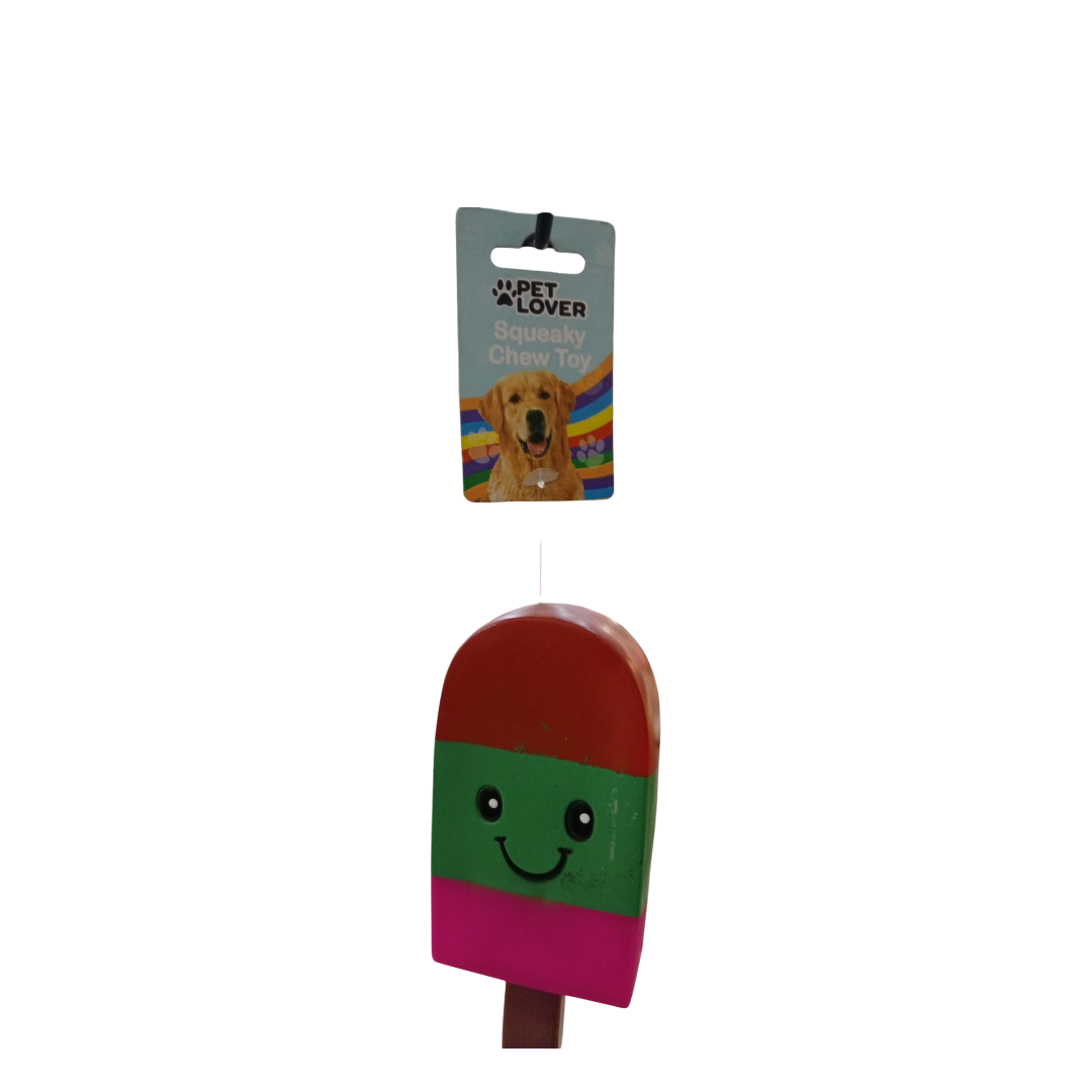 Pet Lover Ice Cream Squeaky Chew Toy