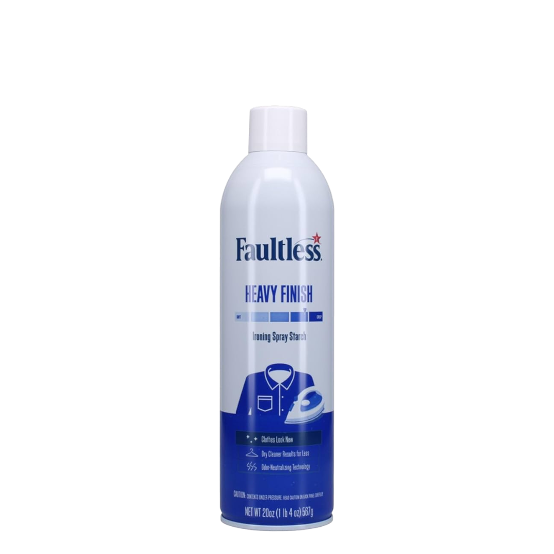 Faultless Heavy Finish Ironing Spray Starch -567g