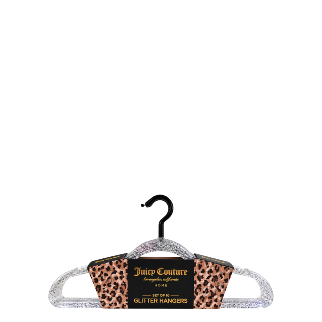 Juicy Couture Glitter Hangers set of 10