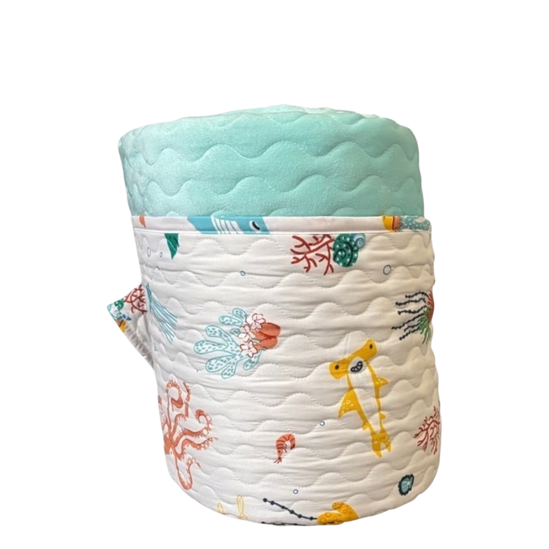 The Big One kids 2 piece reversible Quilt set