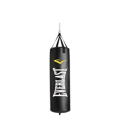 Everlast unfilled punching bag 40lbs - black and white