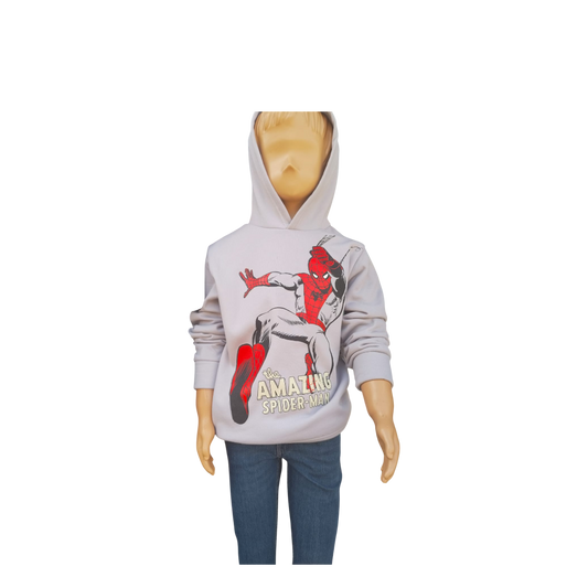 Spider man Hoodie Grey - AJK040 - Size M