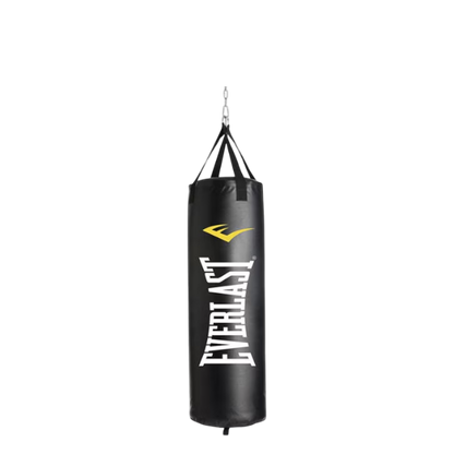 Everlast unfilled punching bag 40lbs - black and white