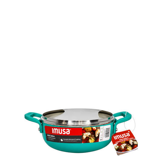 Imusa Ceramic Non Stick Pan - 6.5 Lts