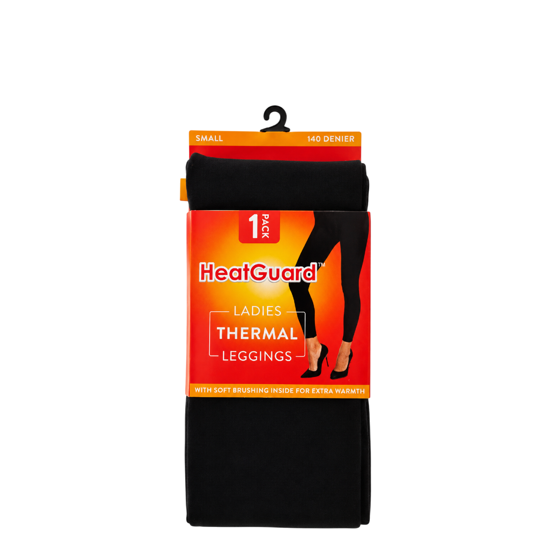 Ladies thermal leggings- black