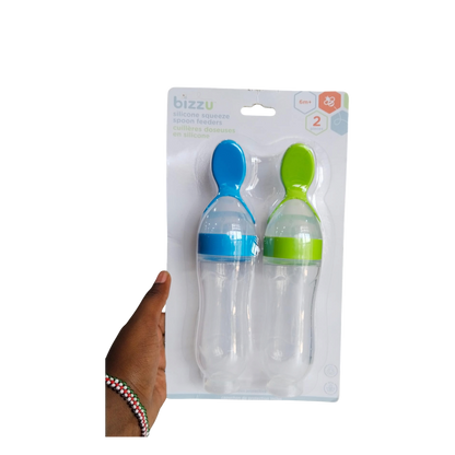 Bizzu silicon squeeze spoon feeders - 2 pieces - 9890410752