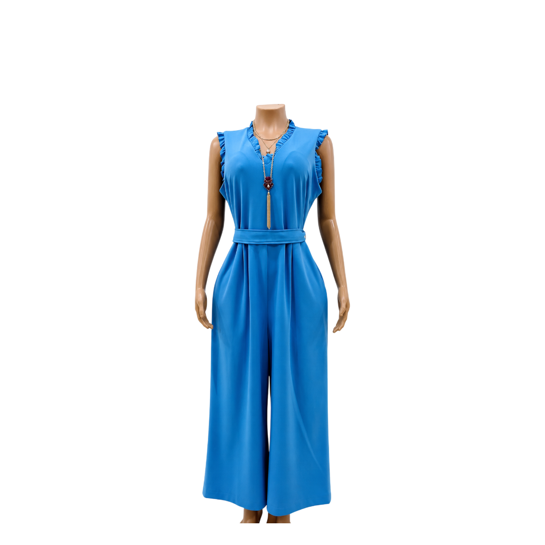 Andrew Marc Blue Dress- PL51U84C- Size 16