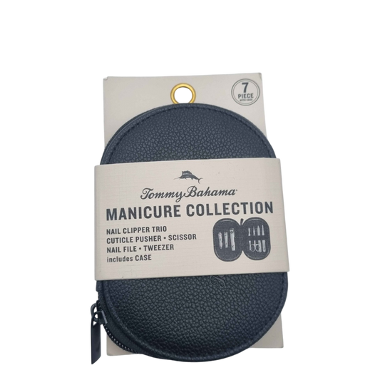 Tommy Bahama Manicure Collection 7 pc with Black Case - 71382
