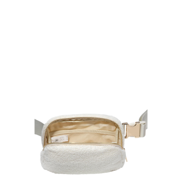 Lole beige fleece belt bag