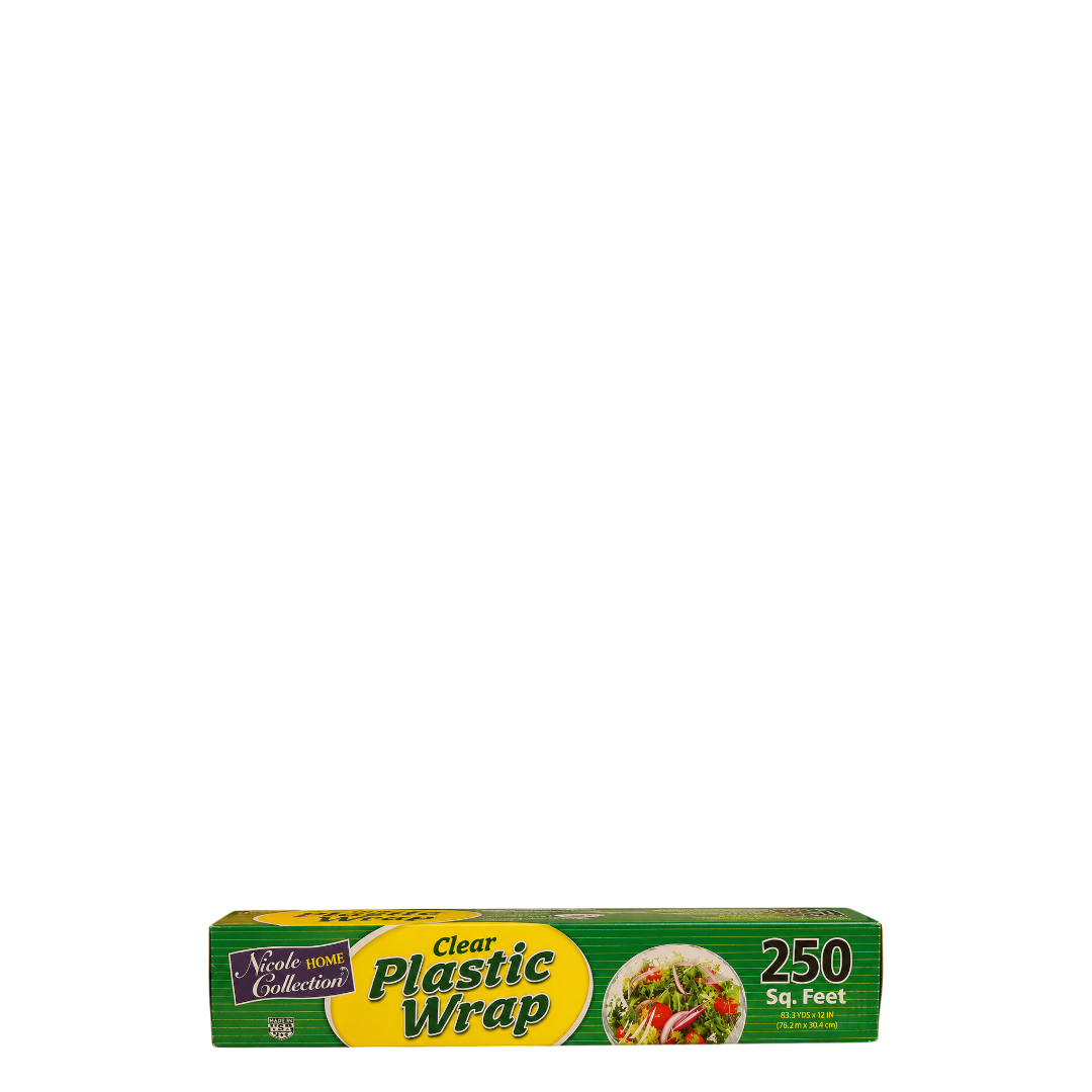 Nicole Home Collection Clear Plastic Wrap -76.2 m * 30.4 cm