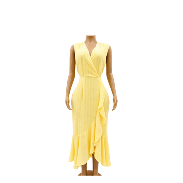 Maison Tara Blue/Yellow dress - size 12 - 9468674665