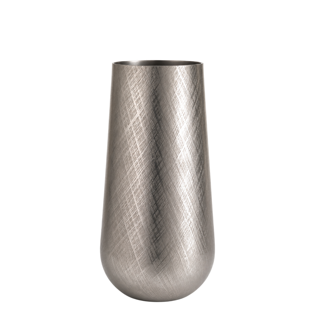 Metalic Vase - Silver