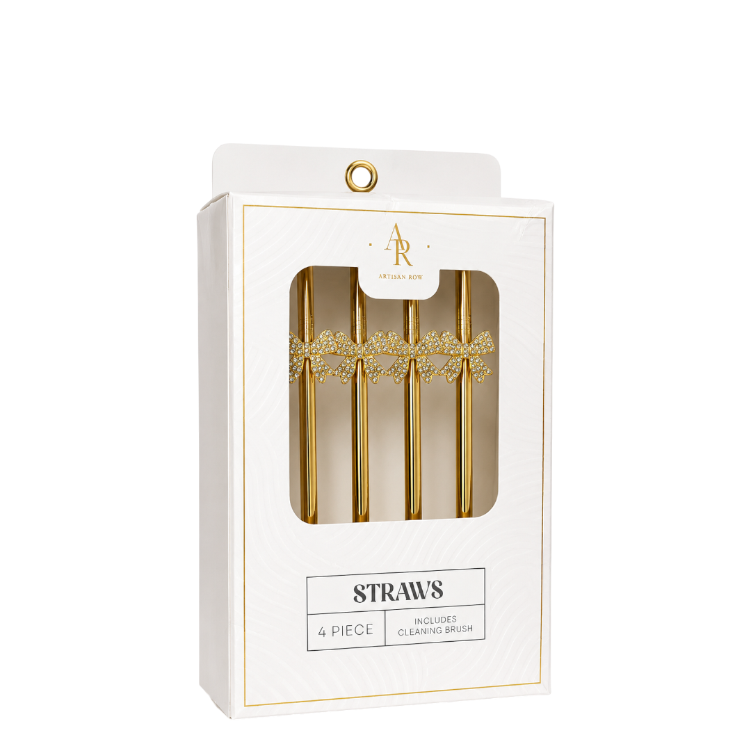 Straws- Gold- 4 Pieces