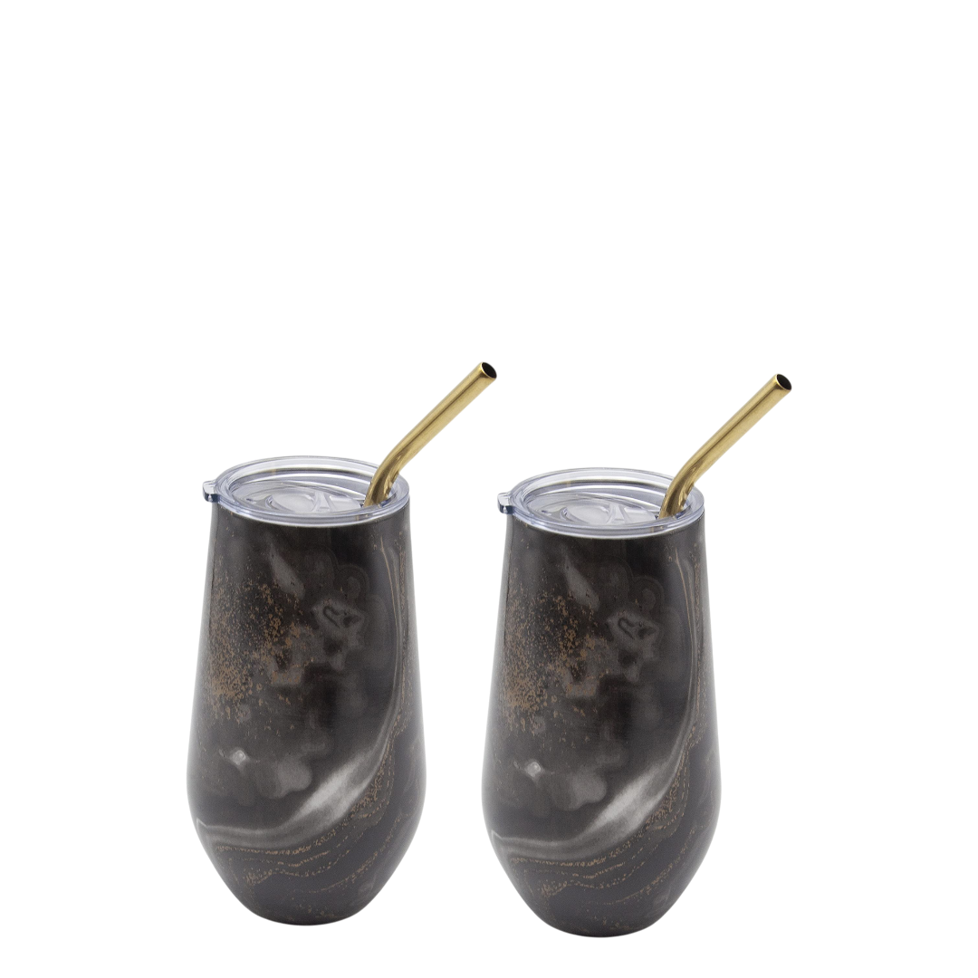 Robert Irvine Straw Tumbler - 16 Oz