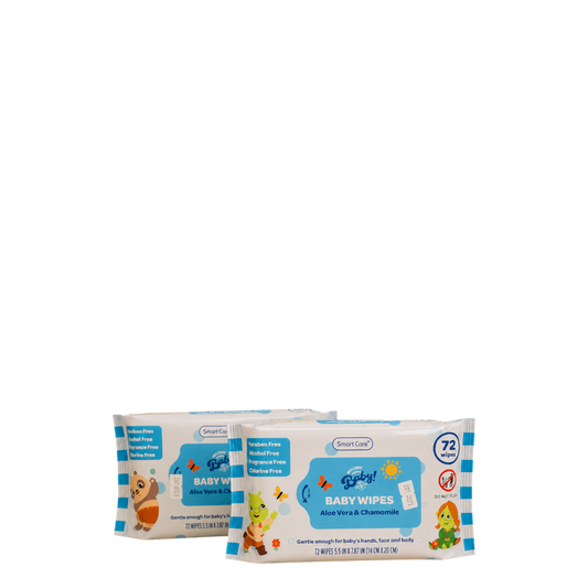 Baby Wipes- Aloe Vera & Chamomile- 72 wipes