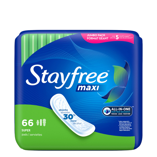 Stay Free Pads - 66 Count