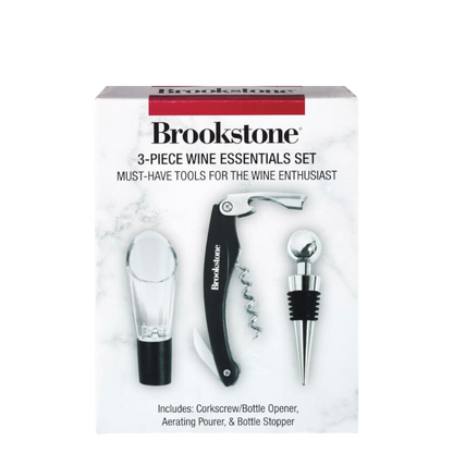 Brookstone 3-Piece Wine Essentials Set